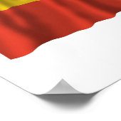 Ethiopië en Afar Waving Flags Poster (Hoek)