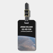 Ethiopië en een deel van het Rode Zee Bagagelabel (Voorkant verticaal)