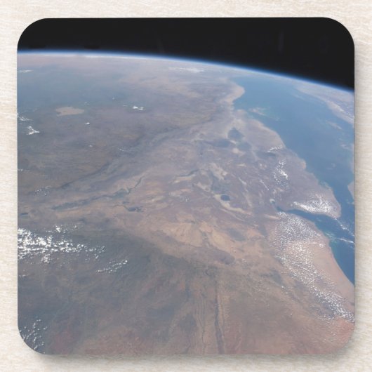 Ethiopië en een deel van het Rode Zee Bier Onderzetter (Voorkant)