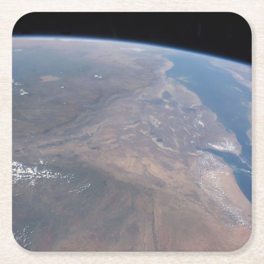 Ethiopië en een deel van het Rode Zee Kartonnen Onderzetters (Voorkant)