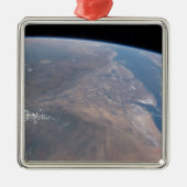 Ethiopië en een deel van het Rode Zee Metalen Ornament (Voorkant)