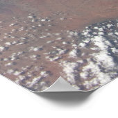 Ethiopië en een deel van het Rode Zee Poster (Hoek)