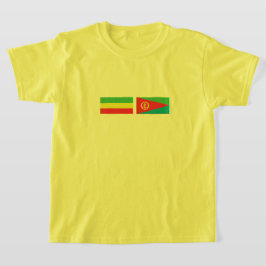 Ethiopië Eritrea Flags T-shirt