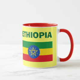 Ethiopië - ET-code Mok vlag