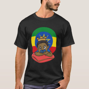 Ethiopië Ethiopisch Afrika Vlag Trots Melanin Prin T-shirt