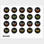 Ethiopië Football Jersey 2021 Voetbal Ronde Sticker (Vel)