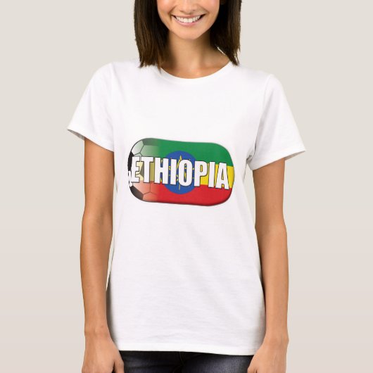 Ethiopië Football T-shirt (Voorkant)