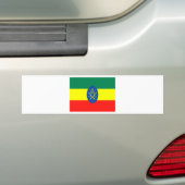 Ethiopië - geloof en hoop bumpersticker (Op auto)