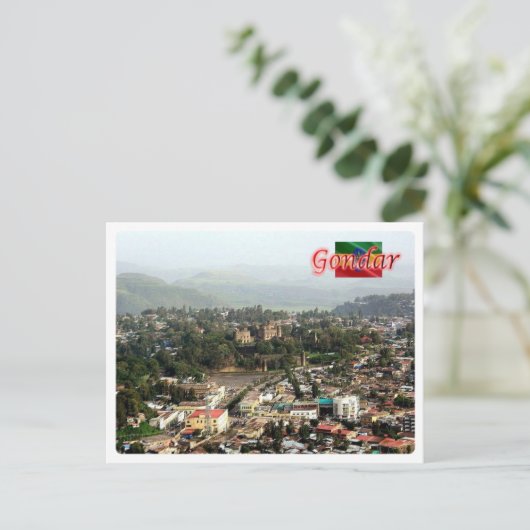Ethiopië - Gondar - Briefkaart (Staand voorkant)