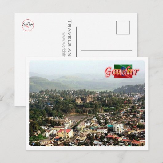 Ethiopië - Gondar - Briefkaart (Voorkant / Achterkant)