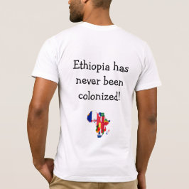 Ethiopië is nog nooit gekoloniseerd! t-shirt
