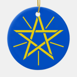 ETHIOPIË — Keramisch kerstversiering Ornament