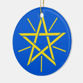 ETHIOPIË — Keramisch kerstversiering Ornament (Links)