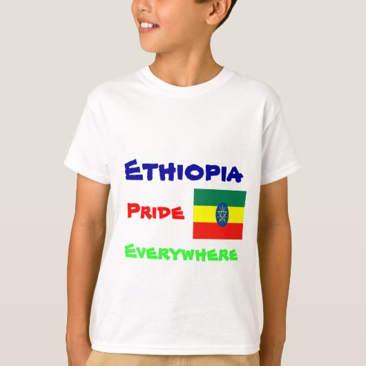 Ethiopië - kinder t-shirts (Voorkant)