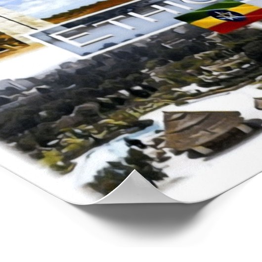 Ethiopië - Mozaïek - Poster (Hoek)