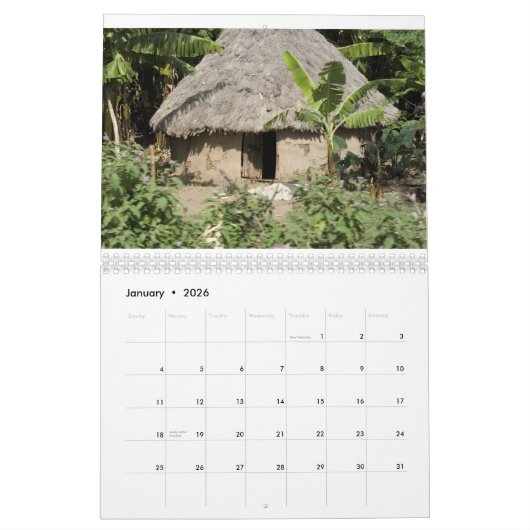 Ethiopië Muurkalender Kalender (Jan 2026)