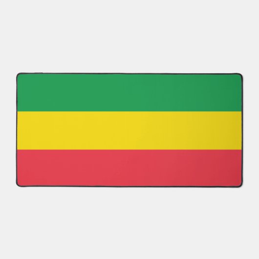 Ethiopië Rasta Vlag Bureaumat (Voorkant)