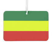 Ethiopië Rasta Vlag Luchtverfrisser (Achterkant)