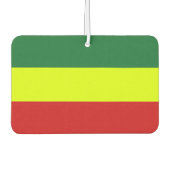Ethiopië Rasta Vlag Luchtverfrisser (Voorkant)