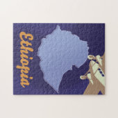 Ethiopië reisposter legpuzzel (Horizontaal)