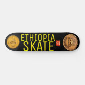 ETHIOPIË SCHAATS Skateboard, 7¾" Deck Persoonlijk Skateboard (Horizontaal)