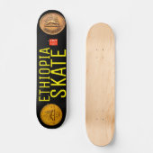 ETHIOPIË SCHAATS Skateboard, 7¾" Deck Persoonlijk Skateboard (Voorkant)