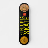 ETHIOPIË SCHAATS Skateboard, 7¾" Deck Persoonlijk Skateboard (Voorkant)