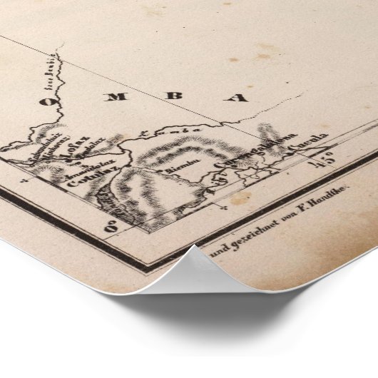 Ethiopië, Somalië, Afrika Poster (Hoek)