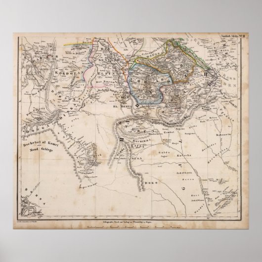 Ethiopië, Somalië, Afrika Poster (Voorkant)