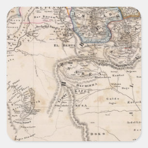 Ethiopië, Somalië, Afrika Vierkante Sticker