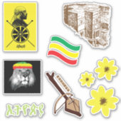 Ethiopië sticker pack ስቲከር (Voorkant)