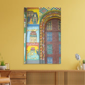 Ethiopië: Tigray Region, Axum, Christus Church, Canvas Afdruk (Insitu (Woonkamer))