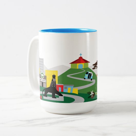 Ethiopië U bent hier Mok (Voorkant links)