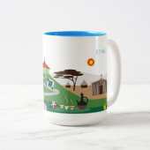 Ethiopië U bent hier Mok (Voorkant rechts)