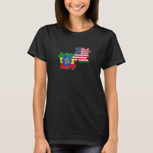 Ethiopië - Verenigde Staten - Ethiopische Amerikaa T-shirt