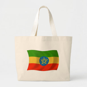 Ethiopië Vlag Boodschappentas Grote Tote Bag