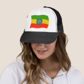 Ethiopië Vlag Hoed Trucker Pet (In situ)