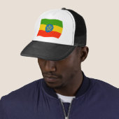 Ethiopië Vlag Hoed Trucker Pet (In situ)