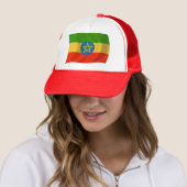 Ethiopië Vlag Hoed Trucker Pet (In situ)