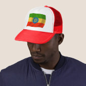 Ethiopië Vlag Hoed Trucker Pet (In situ)