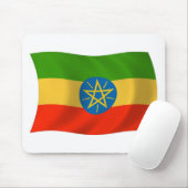 Ethiopië Vlag Muismat (Met muis)