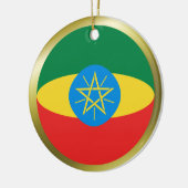 Ethiopië Vlag Ornament (Links)