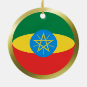 Ethiopië Vlag Ornament (Achterkant)