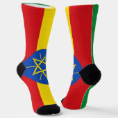 Ethiopië Vlag Sokken (Gebogen)