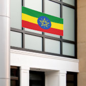 Ethiopië Vlag Spandoek (Buitenkant Gebouw)