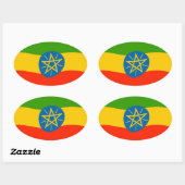 Ethiopië Vlag Sticker (Vel)