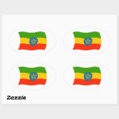 Ethiopië Vlag Sticker (Vel)