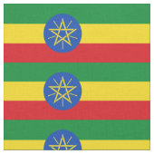 Ethiopië Vlag Stof (Close Up)