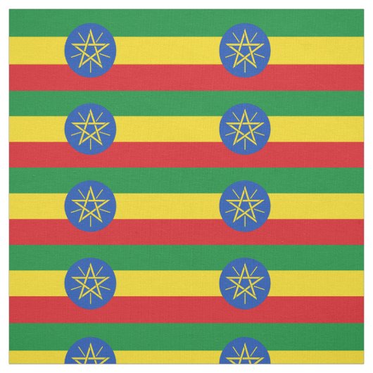 Ethiopië Vlag Stof (Swatch)