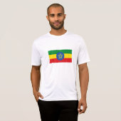 Ethiopië Vlag T-shirt (Voorkant volledig)